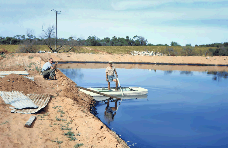 1967 - Bert Solly on Pond