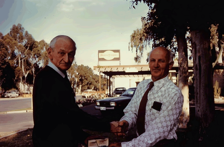 1982 - Pen & Bill Harris, 20 Year Pin