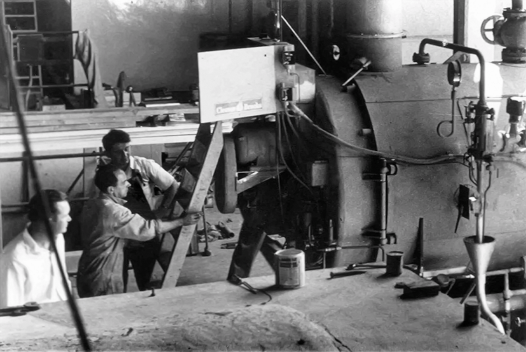 1957 BCWD Boiler installation