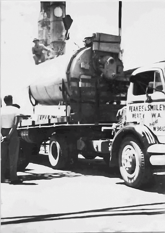 1957 Central Boiler Arrives