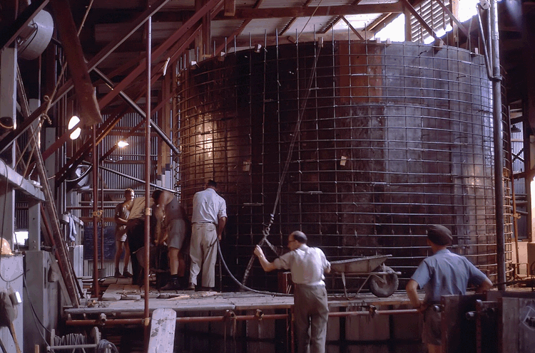 1968 - 25,000 Gallon No.1 Ferment Cellar