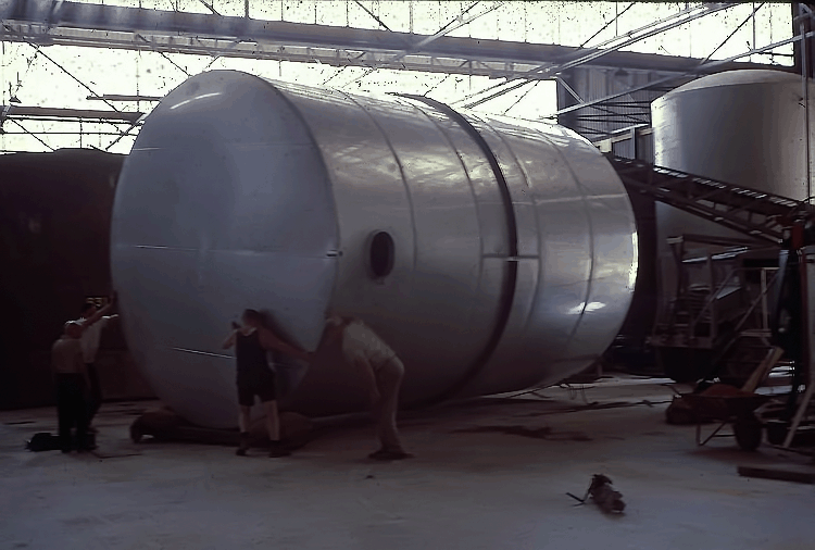 1968 - Stainless Steel Tank Installation